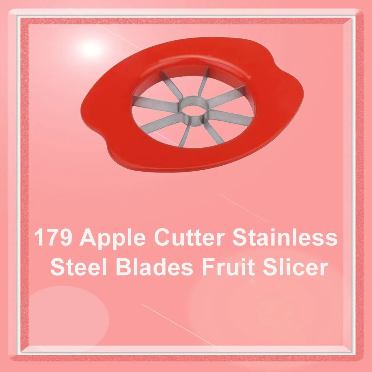 179 Apple Cutter Stainless Steel Blades Fruit Slicer