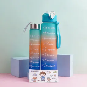 2 in 1 Motivational Water Bottle-Style 2