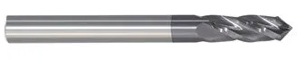 208-420375: 3/8in. Dia., 2-1/2in. Overall Length, 4-Flute, Carbide Drill Mill- SE, 90 deg, AlTiN, USA