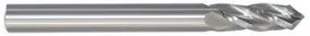 208-662500: 1/4in. Dia., 2-1/2in. Overall Length, 4-Flute, Carbide Drill Mill- SE, 120 deg, Uncoated, USA