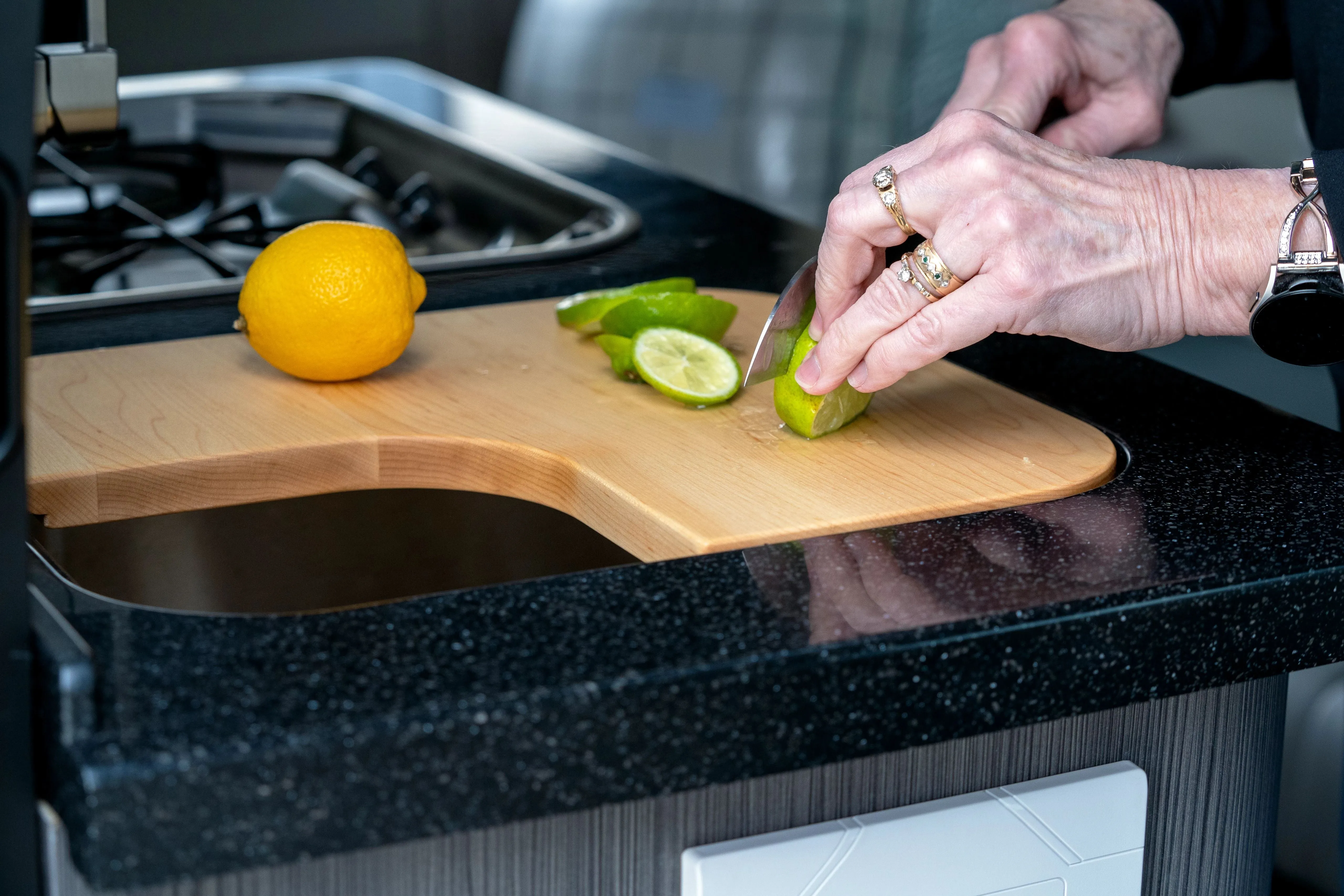 Airstream Custom Sink Cutting Boards for Interstate 19X