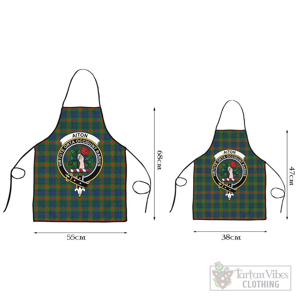 Aiton Tartan Apron with Family Crest