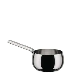 Alessi SG105/16 Mami steel saucepan with long handle diam.16 cm.