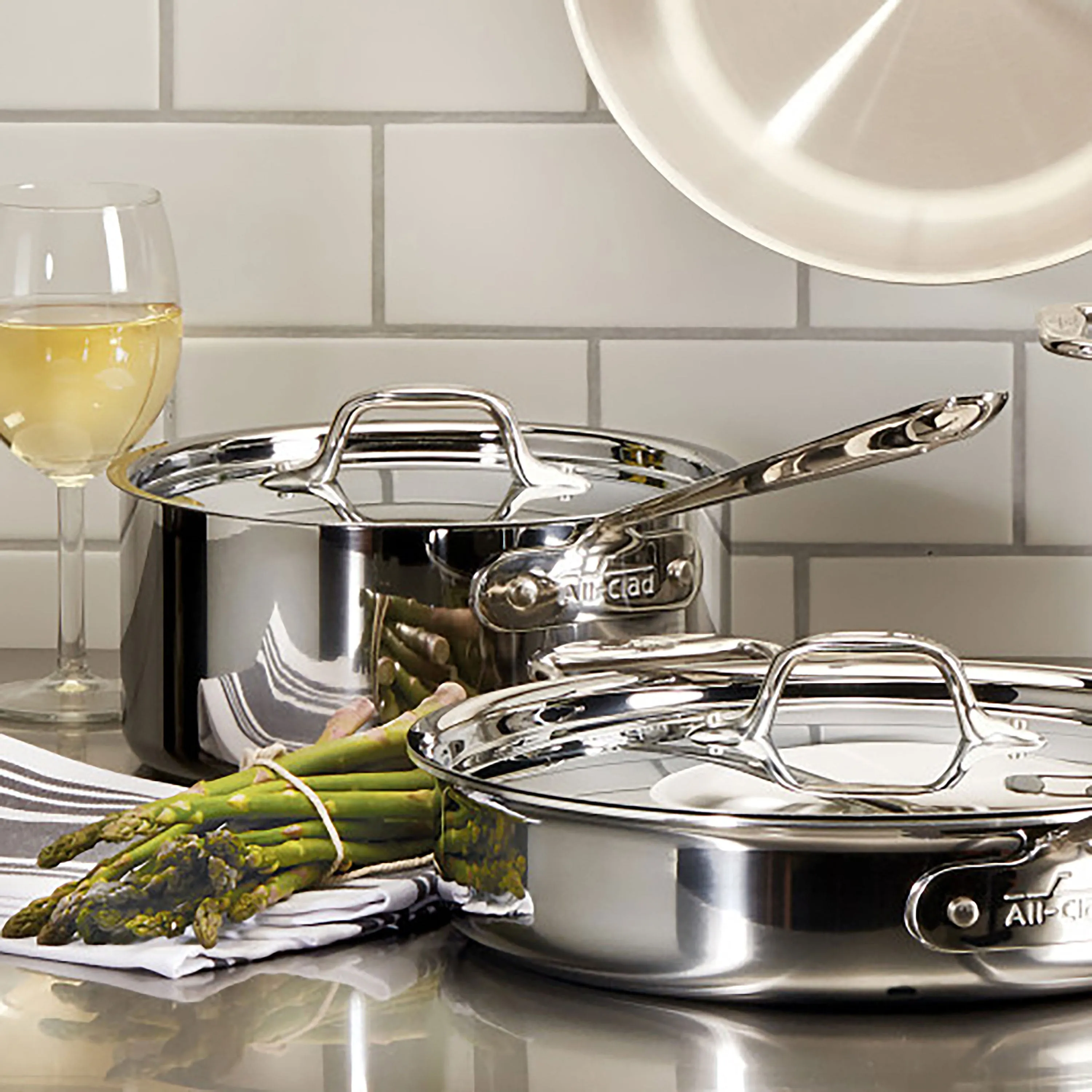 All-Clad d3 Stainless 1-quart Saucepan