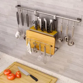 All-powerful Knife Block Cutting Board Holder