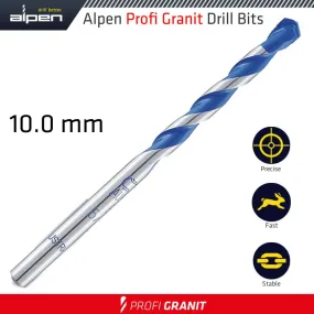 ALPEN GRANITE DRILL BIT 10.0MM ALP25710