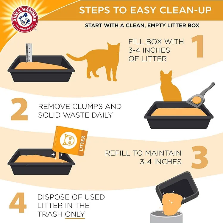 ARM & HAMMER™ Clump & Seal™ Complete Odor Sealing Clumping Litter, Multi-Cat - 28 lb.