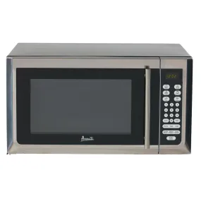 Avanti 1.6 cu. ft. Microwave Oven - Stainless Steel with Black Cabinet / 1.6 cu. ft.