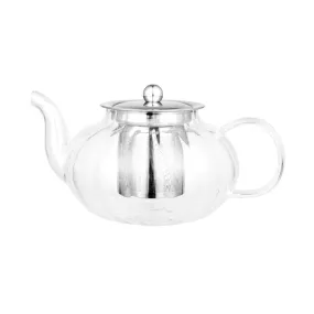 Avanti Vortice Dhalia Ribbed Glass Teapot - 1200ml