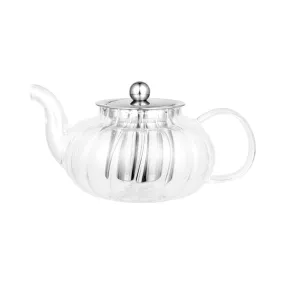 Avanti Vortice Dhalia Ribbed Glass Teapot - 400ml