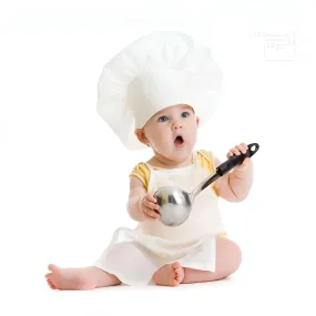 Baby Chef Apron   Hat