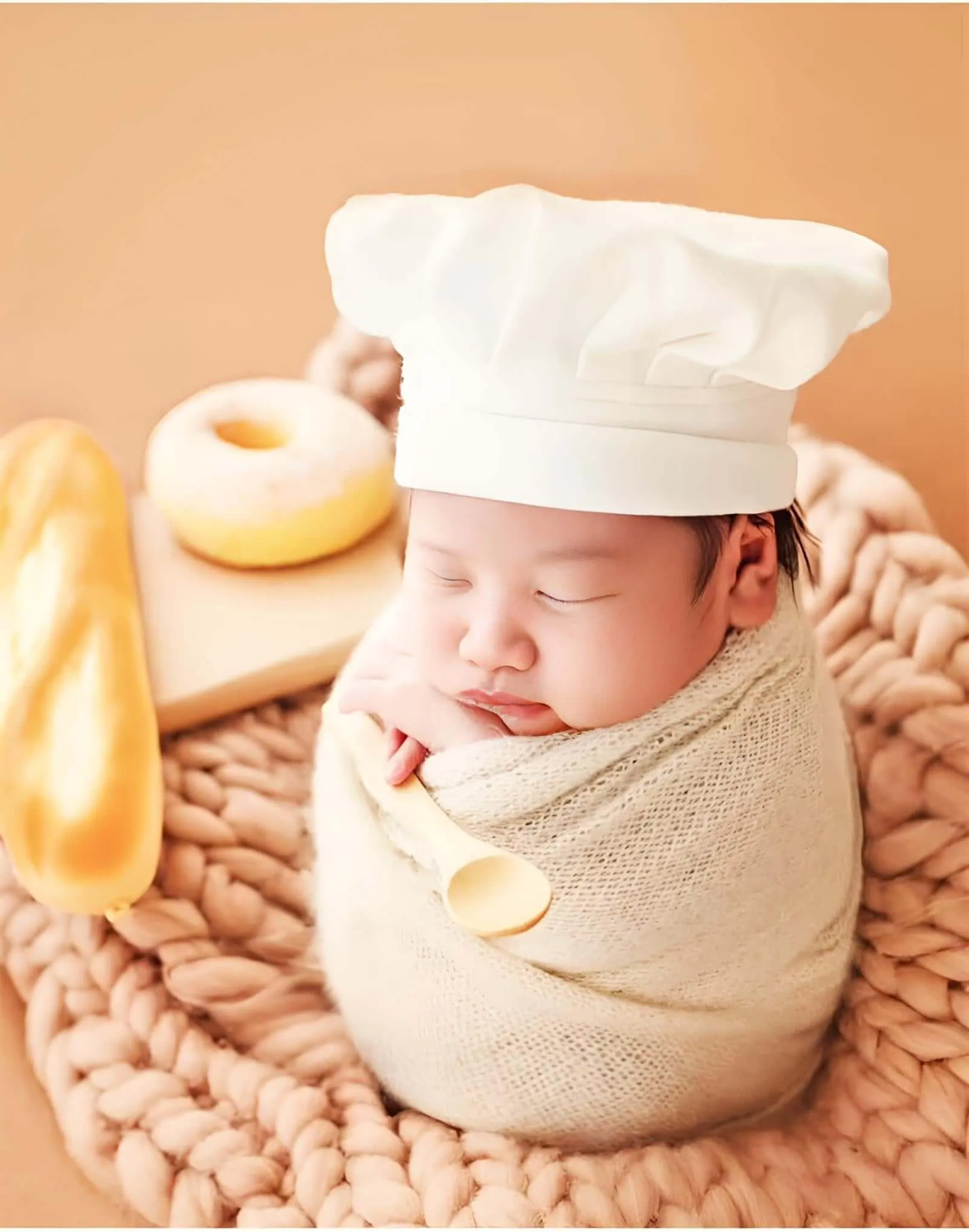 Baby Chef Apron   Hat