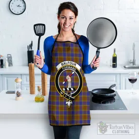 Balfour Tartan Apron with Family Crest