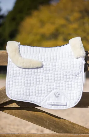 BARE Deluxe Merino Saddle Pad - White