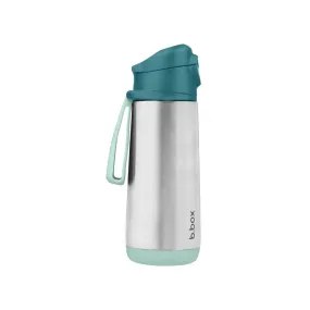 B.Box Insulated Sport Spout Drink Water Bottle Emerald Forest Green- 500ml