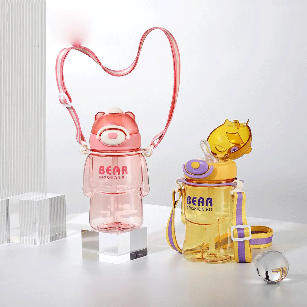 Bear Robot Shape Water Bottle For All Bear Lovers(800ML)