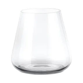 BELO Tumbler Glasses - 9.5 Ounce - Set of 6 - Clear Glass