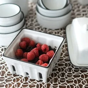 Berry Basket Porcelain