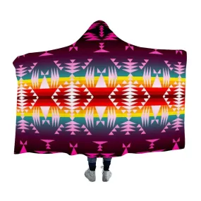 Between the Appalachian Mountains Hooded Blanket