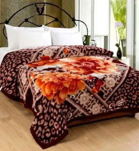 Bezzilish Home Luxurious Blanket Double Bed for Heavy Winter, Mink Blanket (Multicolor-01, 220 X 240 Cm) Lightweight Pack of 1, Specially for Diwali Gift (16)