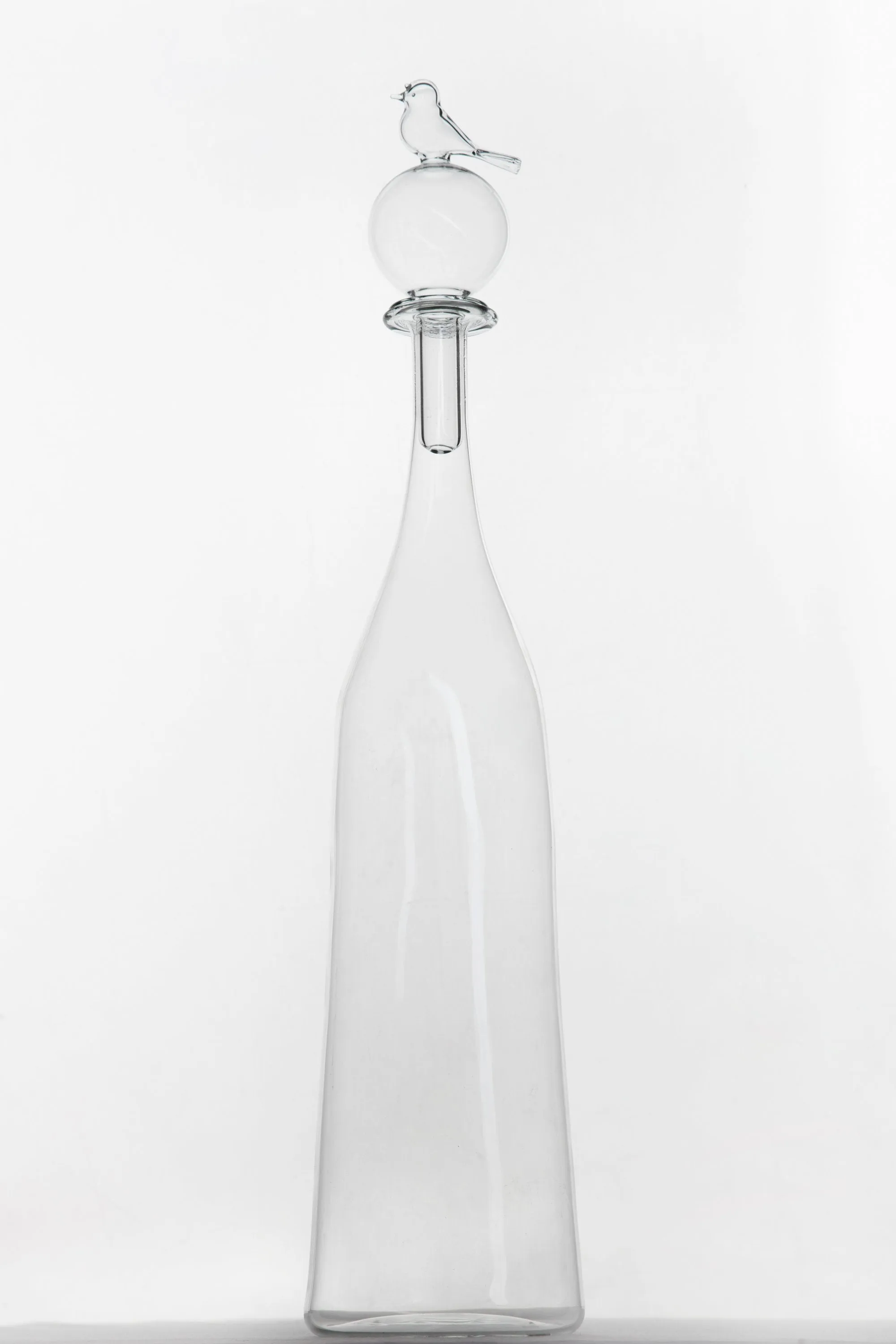 Bird Tall Glass Carafe