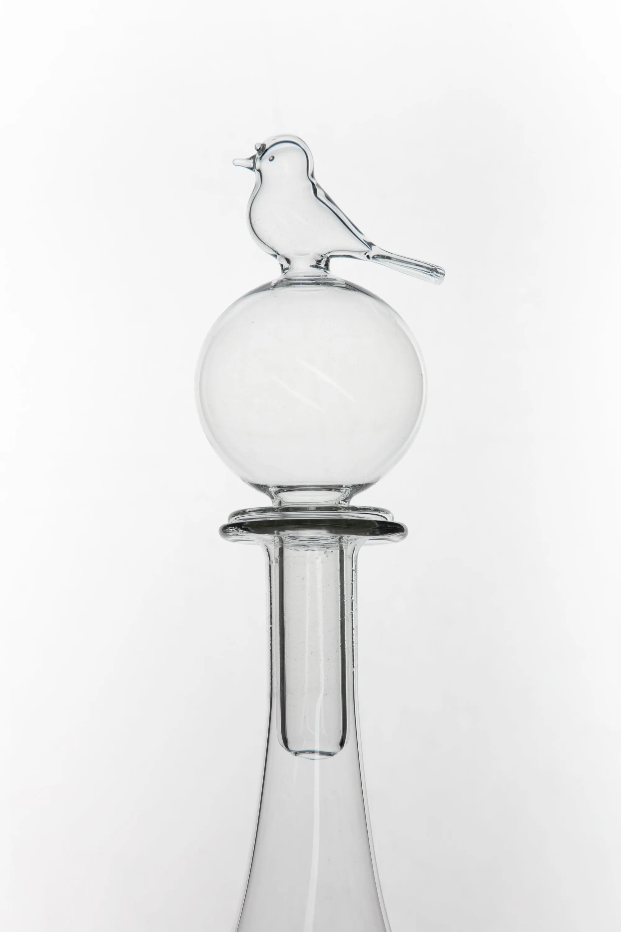 Bird Tall Glass Carafe