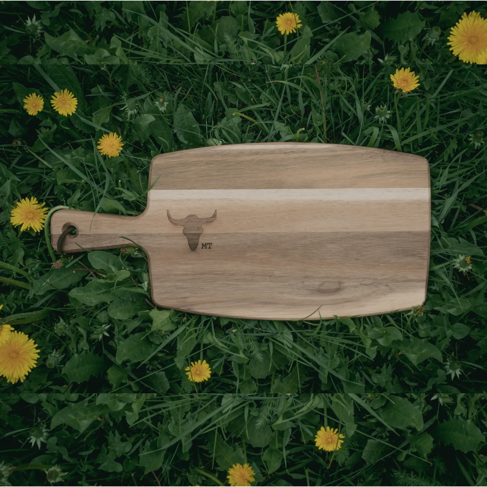 Bison Skull Cutting Board