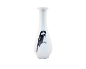 Black-Capped Chickadee Bud Vase