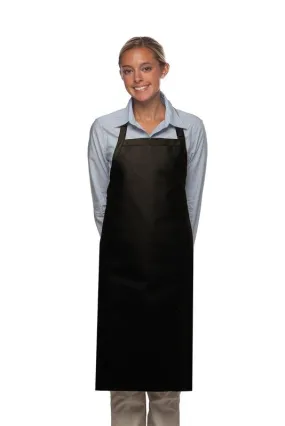 Black Deluxe Butcher Adjustable Apron (No Pockets)