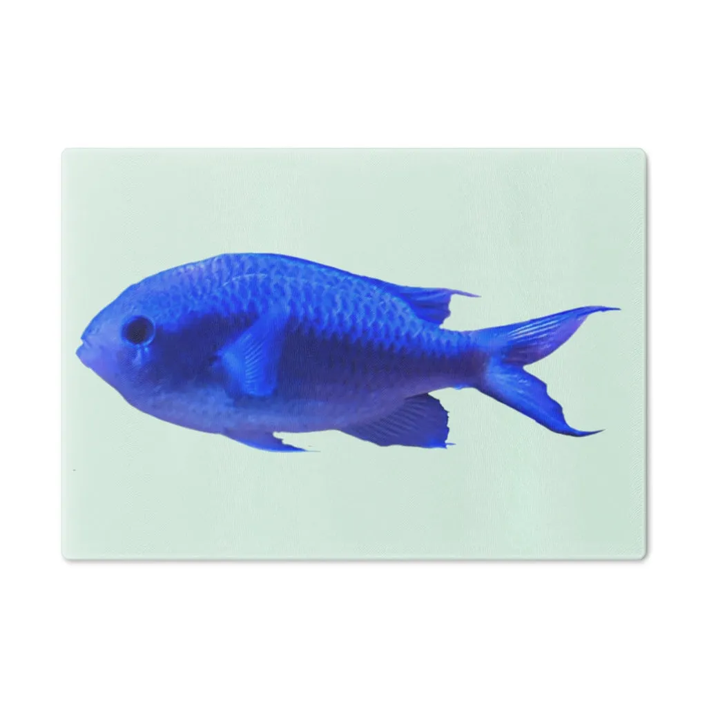 Blue Fish Cutting Board