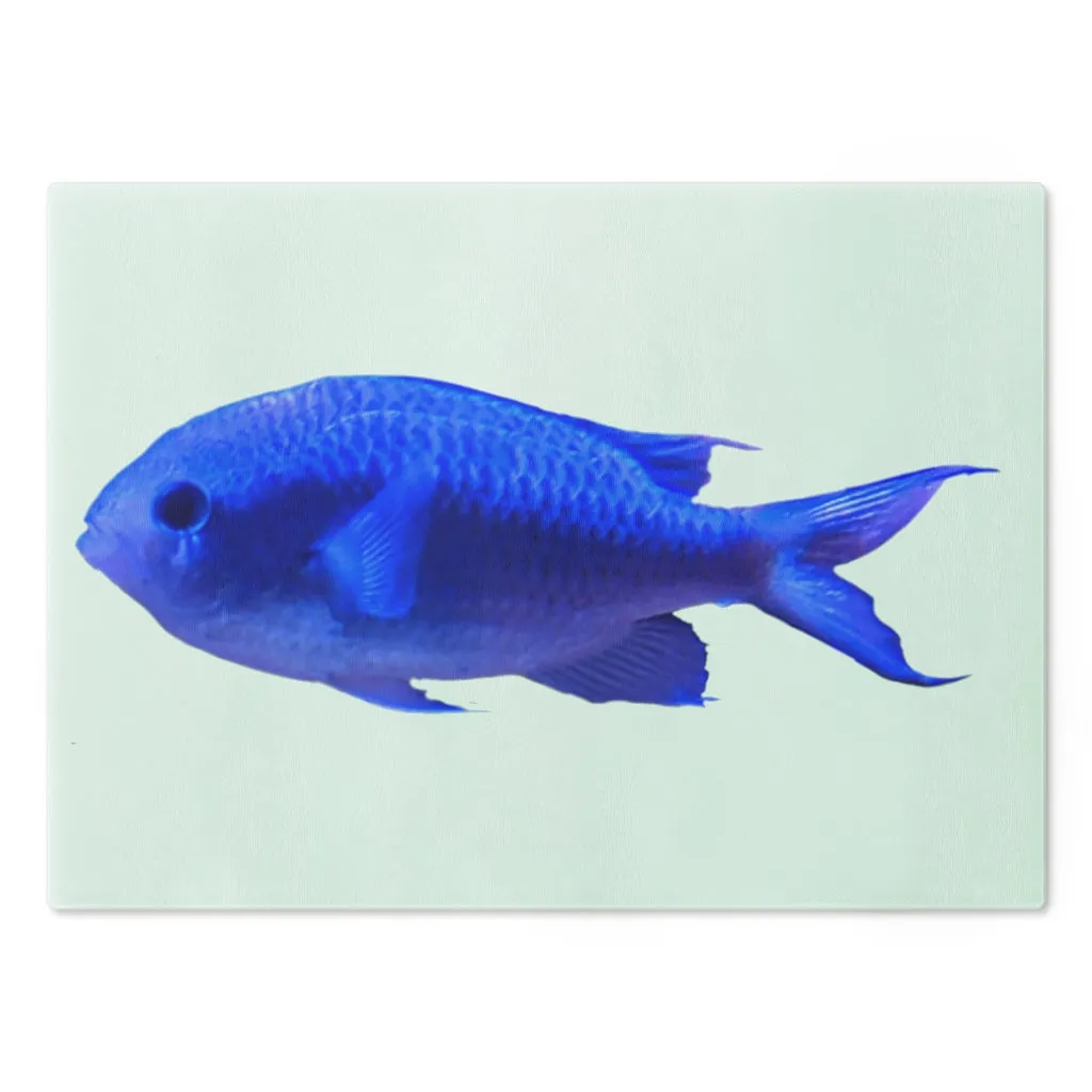 Blue Fish Cutting Board