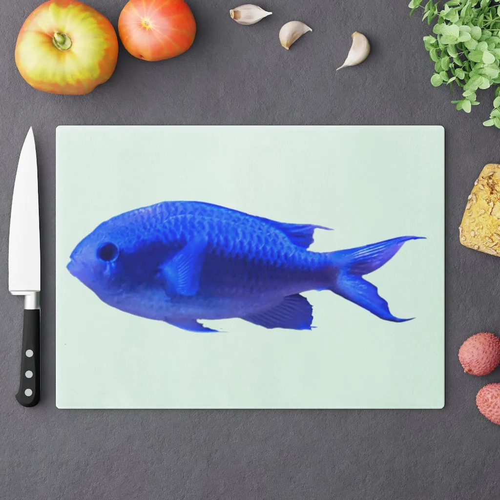 Blue Fish Cutting Board