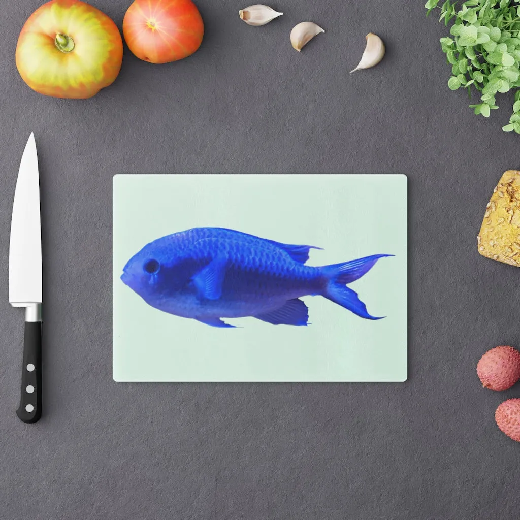 Blue Fish Cutting Board