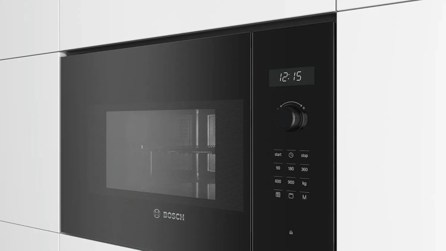 Bosch BEL554MB0I 25 Litre Series 6 Built-In Microwave Oven Stainless Steel Microwave Oven (Black) (Series 6)