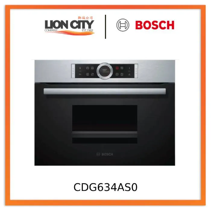 Bosch CDG634AS0 Steam Oven 60 x 45 cm Stainless steel