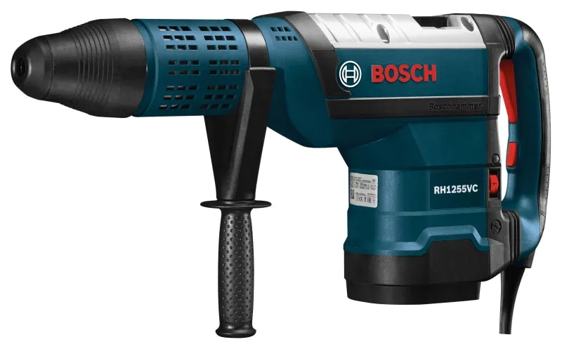 Bosch RH1255VC Rotary Hammer, 15 A, Keyless Chuck, 1000 to 2150 bpm, 14.1 ft-lb Impact Energy :EA: QUANTITY: 1