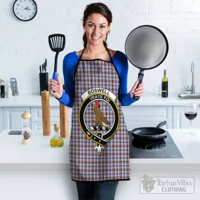 Boswell Tartan Apron with Family Crest