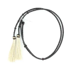 Braided Leather Stampede String with Pins #0296801