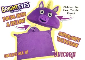 Bright Eye Blanket- Purple Unicorn