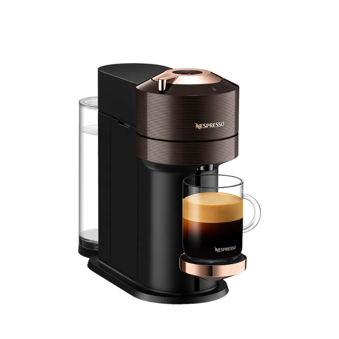 [Bundle Deal] Nespresso Vertuo Next Premium GDV1 (Rich Brown) Coffee Machine & Aeroccino Milk Frother