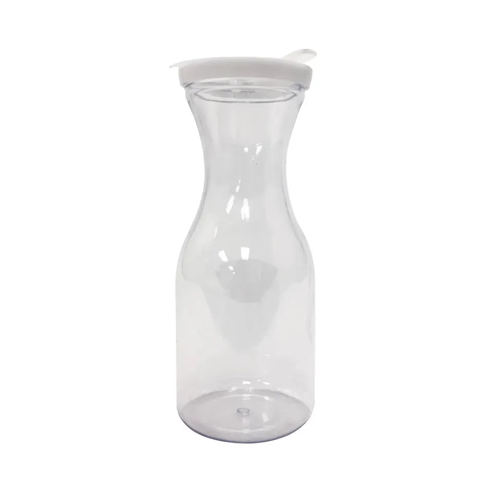 CAC China DCTL-05 Decanter Beverage Plastic W/ Cover Clear 0.5QT /Each