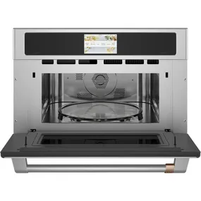 Café 30" Smart Five in One Oven with 120V Advantium® Technology in Stainless Steel- CSB913P2NS1