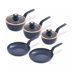 Cavaletto 5 Piece Cookware Set - Midnight Blue