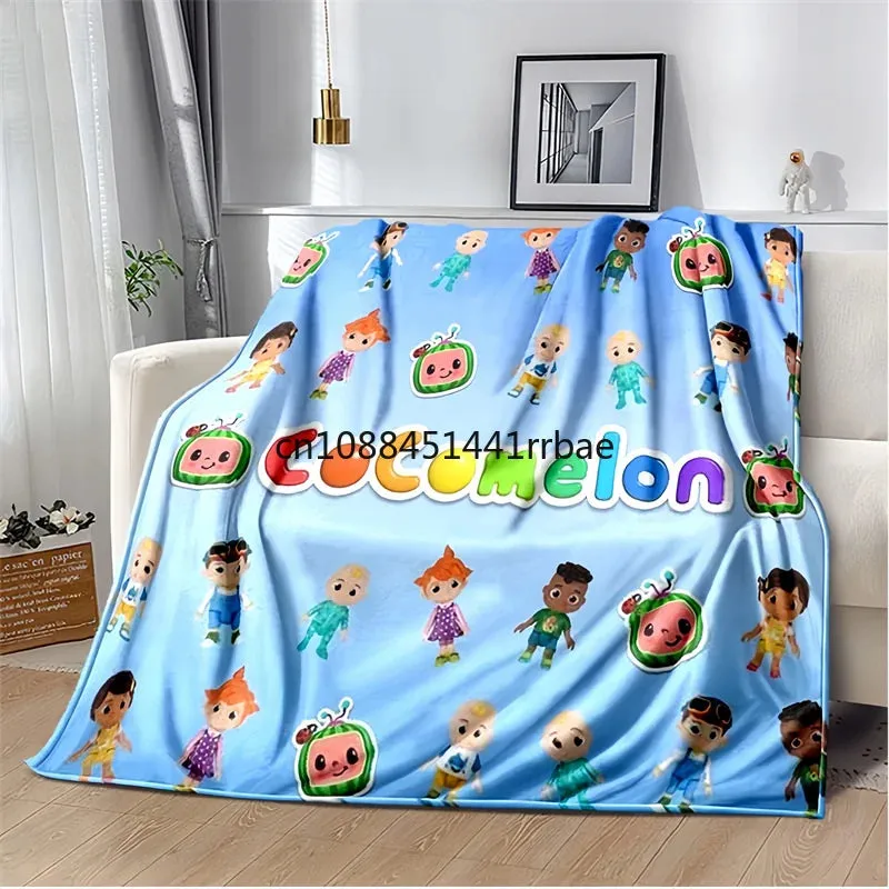 CC-CoComelon Cartoon Printed Blanket Children's Warmblankets Flannel Soft and Comfortable Home TravelBlanket Birthday Gift (Copy)