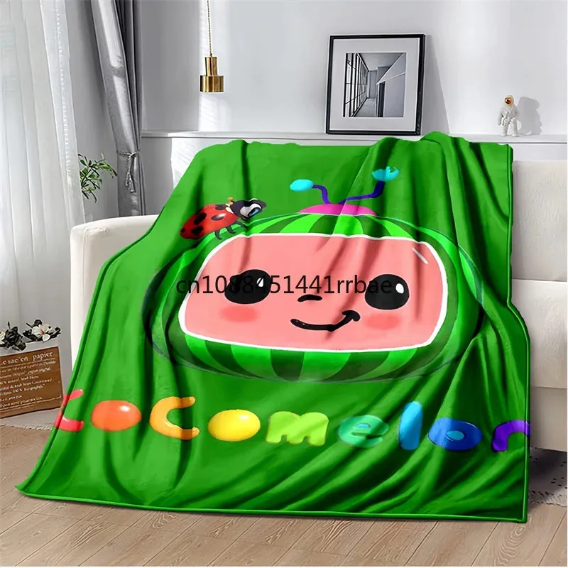 CC-CoComelon Cartoon Printed Blanket Children's Warmblankets Flannel Soft and Comfortable Home TravelBlanket Birthday Gift (Copy)