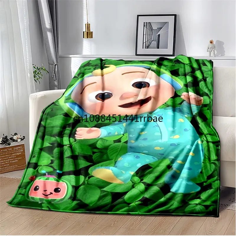 CC-CoComelon Cartoon Printed Blanket Children's Warmblankets Flannel Soft and Comfortable Home TravelBlanket Birthday Gift (Copy)