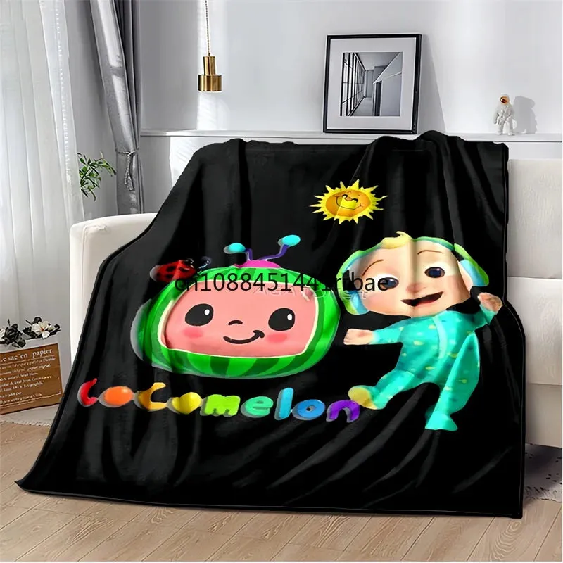 CC-CoComelon Cartoon Printed Blanket Children's Warmblankets Flannel Soft and Comfortable Home TravelBlanket Birthday Gift (Copy)