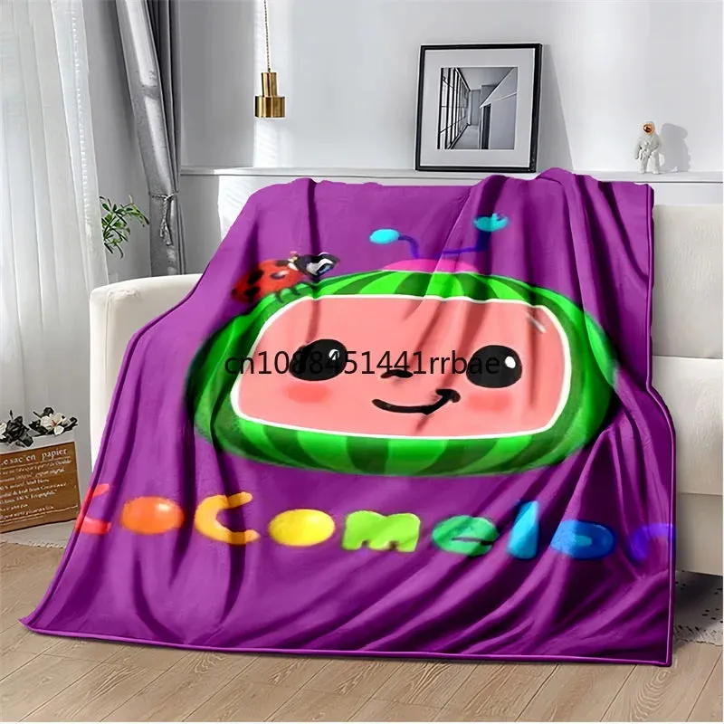 CC-CoComelon Cartoon Printed Blanket Children's Warmblankets Flannel Soft and Comfortable Home TravelBlanket Birthday Gift (Copy)