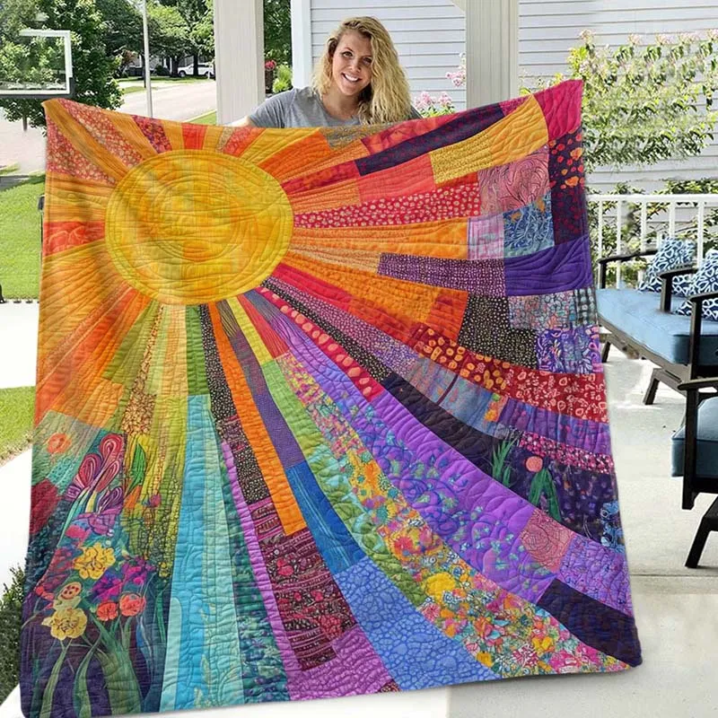 Cheerful Sunshine Blanket - D222 - Premium Blanket