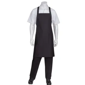 Chef Works Cross-Back Bib Black Apron